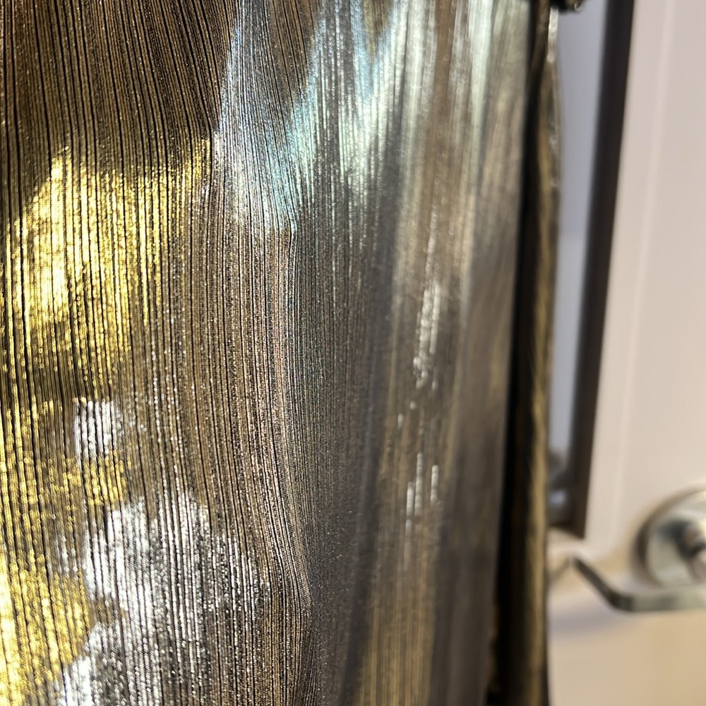 Gold Metallic Dress - Picture 4 of 5